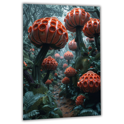 Painting Mysterious forest