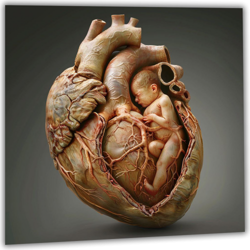 Painting Child in the heart