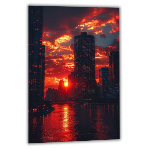 Painting Sunset in New York