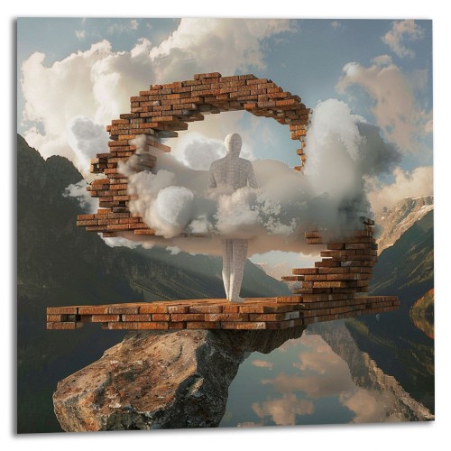 Painting "The Guardian of the Cloud Bridge"