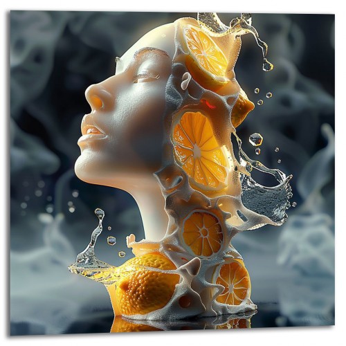 Painting "Orange Girl"