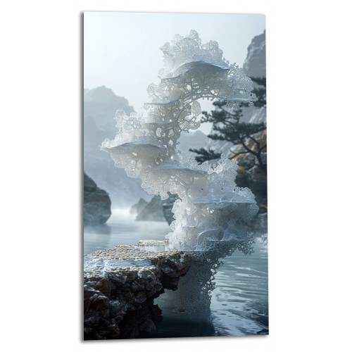 Painting "Lace structure of nature"