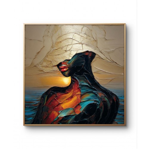 Rising Within – Contemporary Abstract Portrait Wall Art