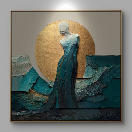 Silent Tide – Contemporary Abstract Figure Wall Art