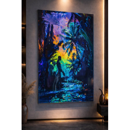 Neon Jungle Reflections