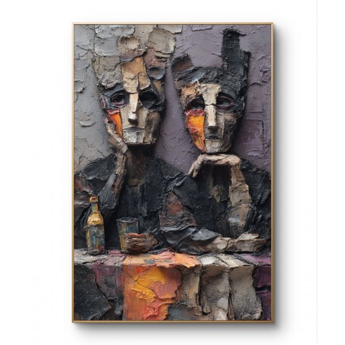 Silent Conversation Wall Art