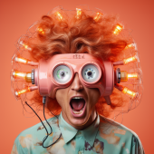 Glass painting electric head