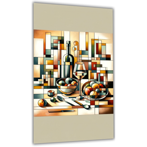 Painting on glass Still life