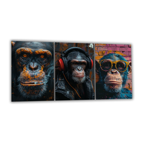 Picture of three monkeys