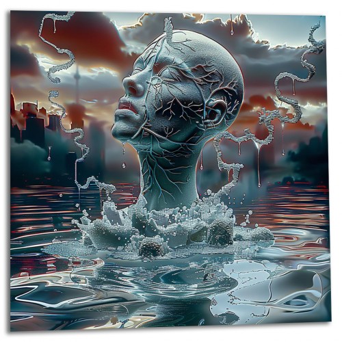 Painting "Plunging into Darkness"